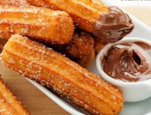 Sladká dobrota „vanilkové Churros“ S nutellou alebo džemom vynikajúca pochúťka na raňajky alebo aj ako dezert!